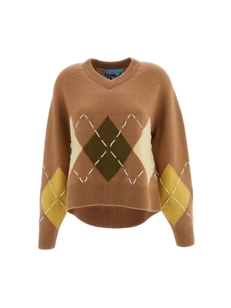 Sweter Arch4 z kaszmiru beżowy