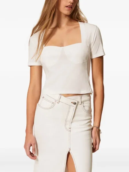 Tricou Twinset alb