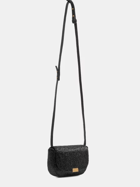 Tommy Hilfiger Kabelka Party Le Mini Crossover Beaded čierna