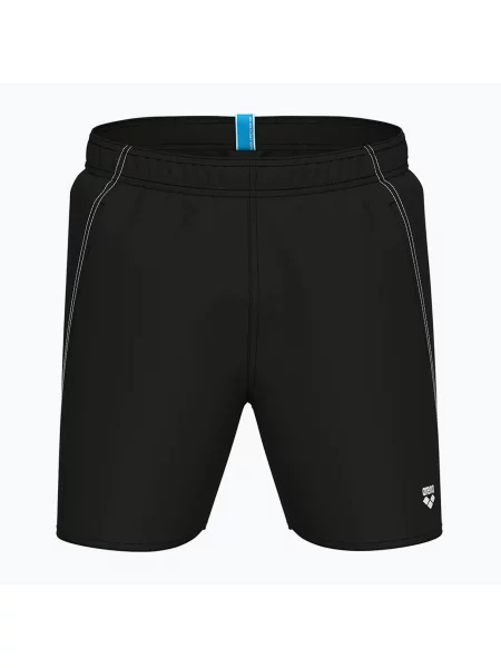 Plavecké šortky arena Fundamentals Boxer R black/white bílé