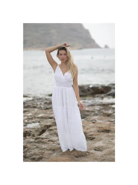 Maxi šaty Isla Bonita By Sigris biela