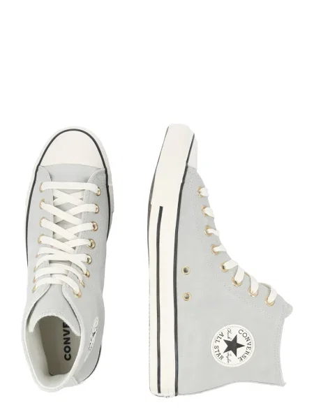 CONVERSE Sportbačiai su auliuku Chuck Taylor All Star šviesiai mėlyna / juoda balta