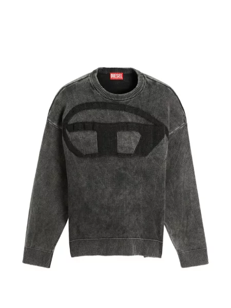 Pulover Diesel cu autograf gri