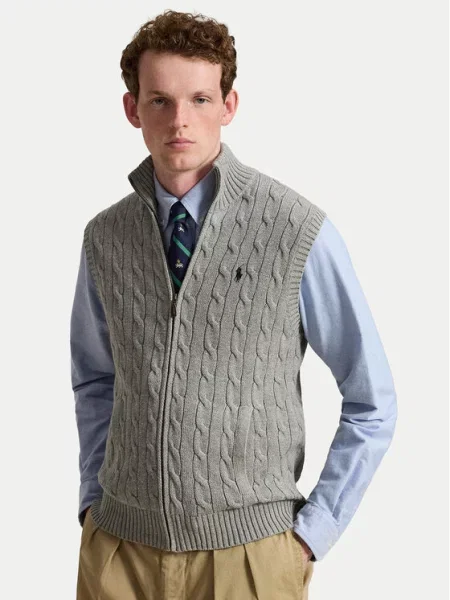 Polo Ralph Lauren Sweter szary
