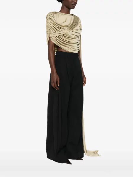 Top The New Arrivals Ilkyaz Ozel drapat verde