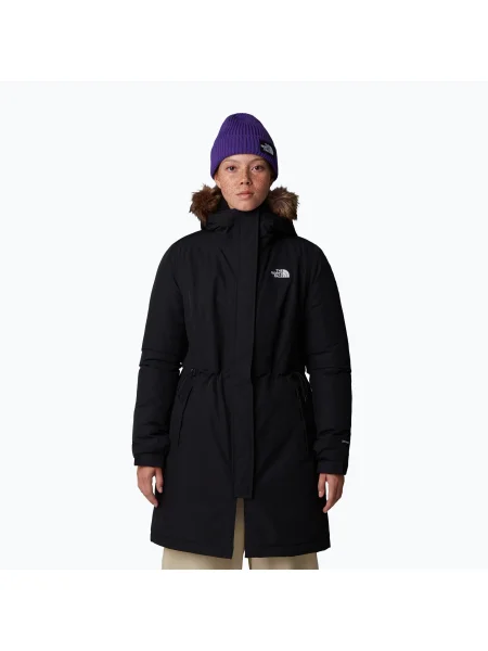 Пухено яке The North Face черно