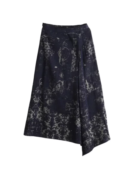 Fusta maxi Y's cu imagine plic albastru
