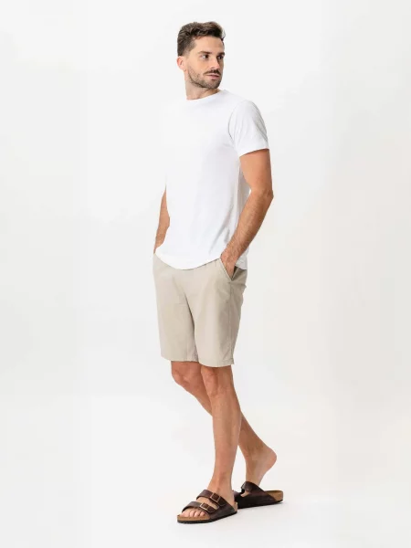 TEESHOPPEN Pantaloni Linen Blend nisipiu