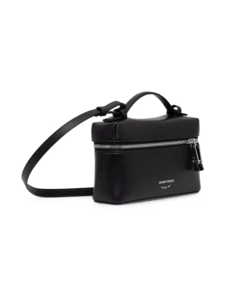 Emporio Armani torebka skórzana czarna