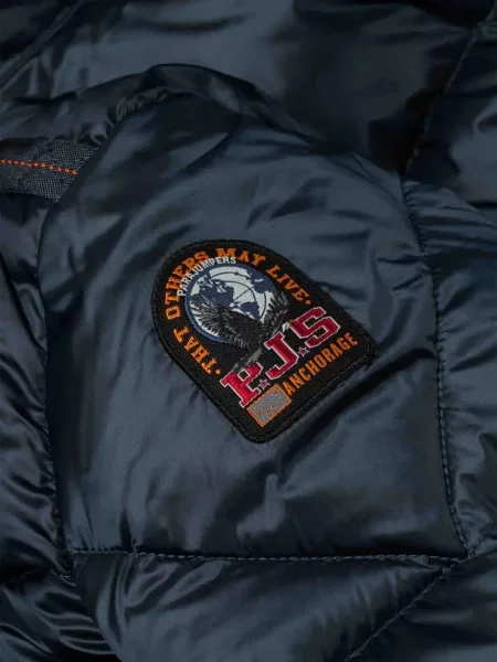 Geacă Parajumpers cu glugă albastru