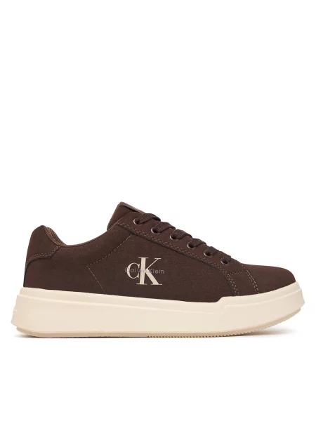 Αθλητικά Calvin Klein S Σκούρο καφέ