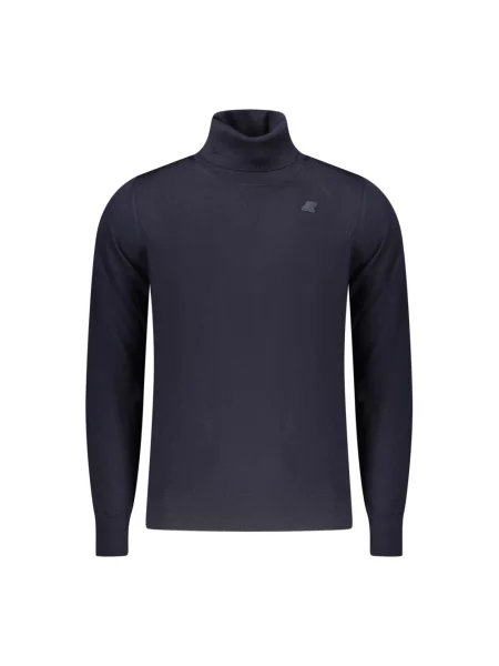 Sweter K-way wełniany niebieski