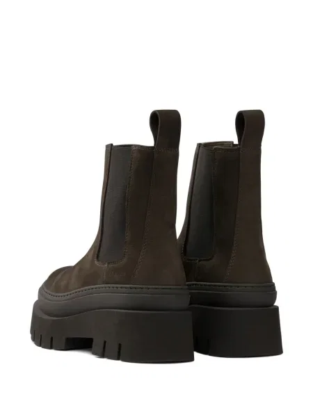 Botine chelsea Copenhagen cu platformă maro