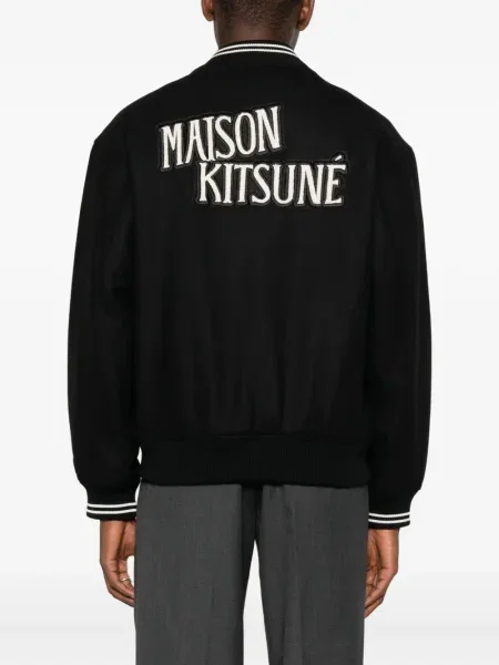 Geacă Maison Kitsune negru