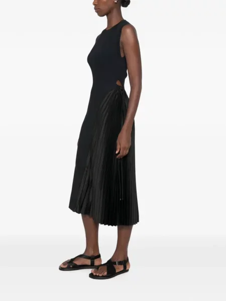 Rochie midi Emporio Armani tricotate negru