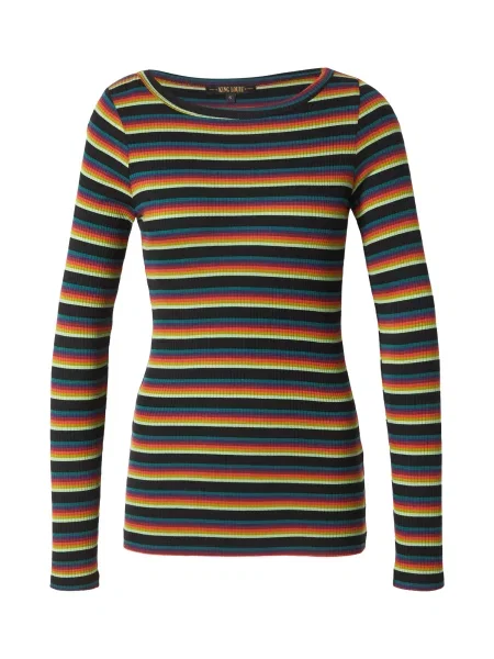 King Louie Tricou Lili verde / verde petrol / lila negru