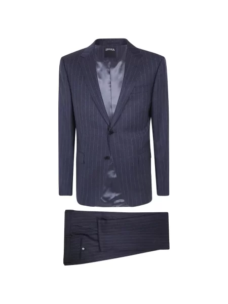 Costum Zegna de lână albastru