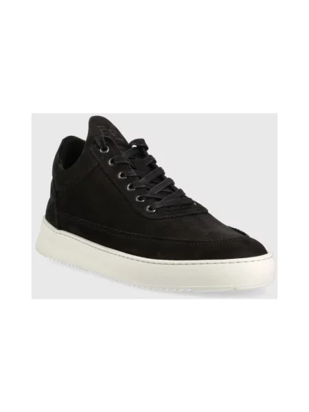 Filling Pieces sneakersy zamszowe Low Top Ripple czarny