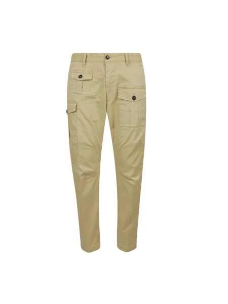 Bojówki Sexy Cargo Fit blau beżowe