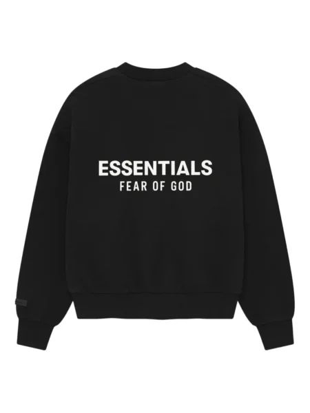 Hanorac Fear Of God Essentials cu imagine negru