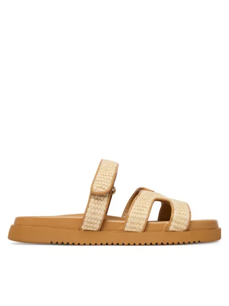 Steve Madden klapki Missile beżowy brązowe