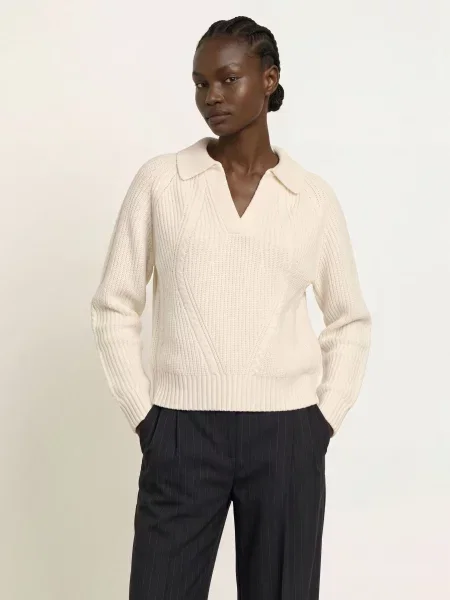 Reiss Sweter Lindy beige beżowy