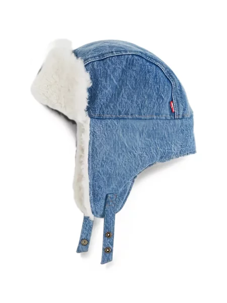 Căciulă Levi's® din fleece albastru