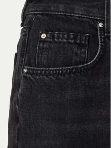 Marella Džinsai Mom Fit juoda