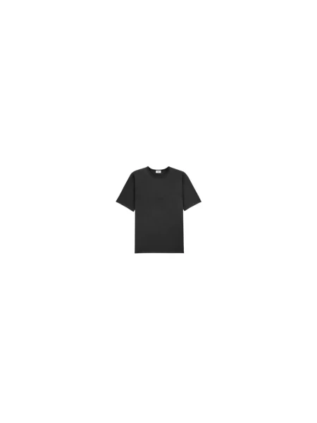 Koszulka Saint Laurent z logo szara