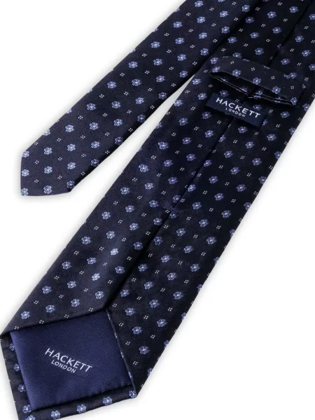 Cravată Hackett London cu model floral albastru