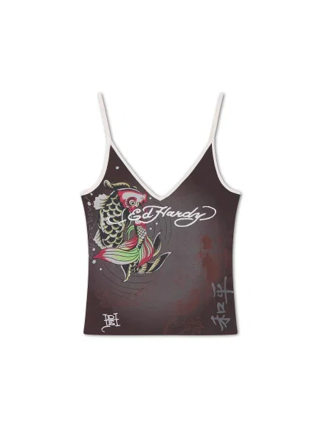 Ed Hardy Top / mai multe culori maro