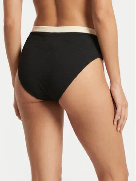 Seafolly Spodnji del bikini Band Wave črna