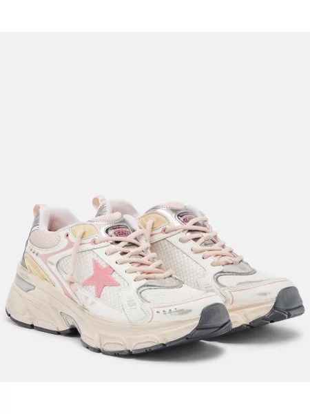 Sneakerși Golden Goose din piele alb