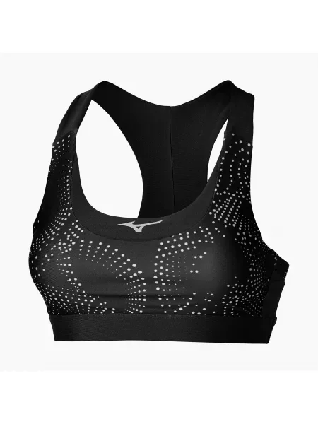 Сутиен за тренировка Mizuno Alpha Padded black/apricot ice черно