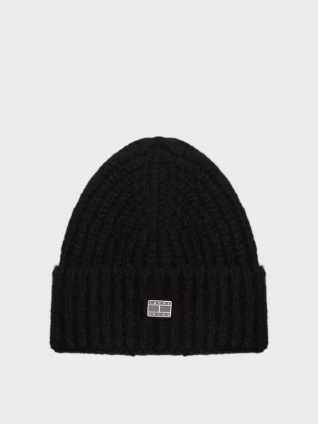 Шапка Tommy Jeans черная