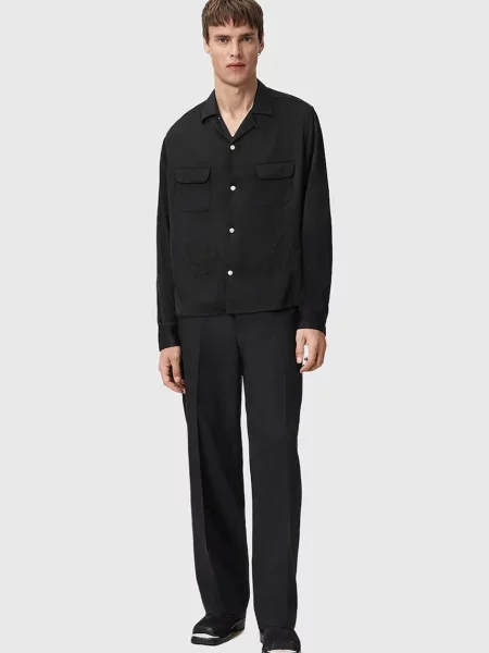 Рубашка Allsaints черная