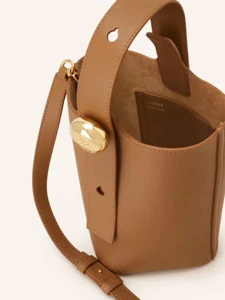 Loewe Torebka Pebble Bucket Mini braun
