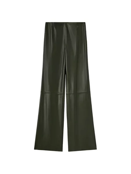 Pantaloni Retori evazate verde