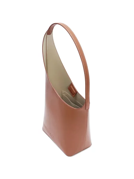 Geantă shopper Aesther Ekme din piele maro