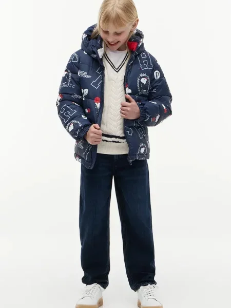 Tommy Hilfiger капитонирано яке за деца x Peanuts