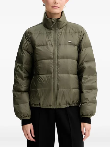 Geacă cu puf Levi's® cu glugă de flanelă albastru