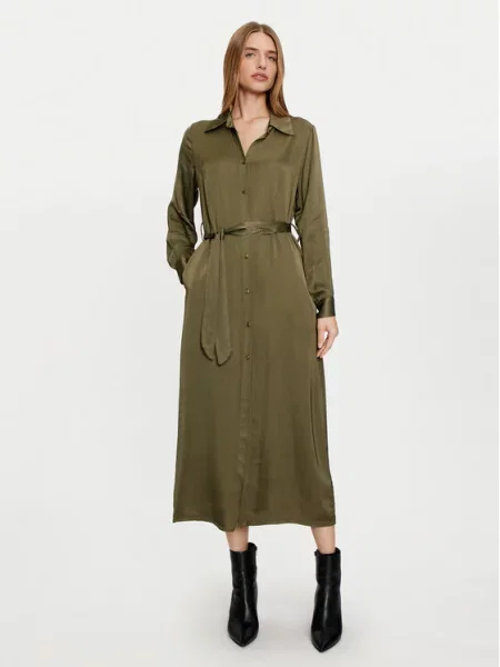 Haveone Сукня-сорочка зелений