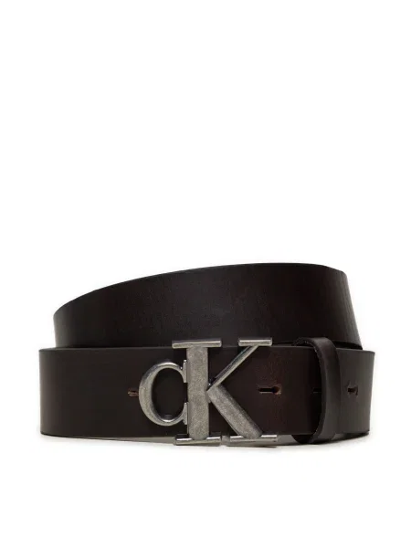 Кожен Calvin Klein Jeans дамски кафяво
