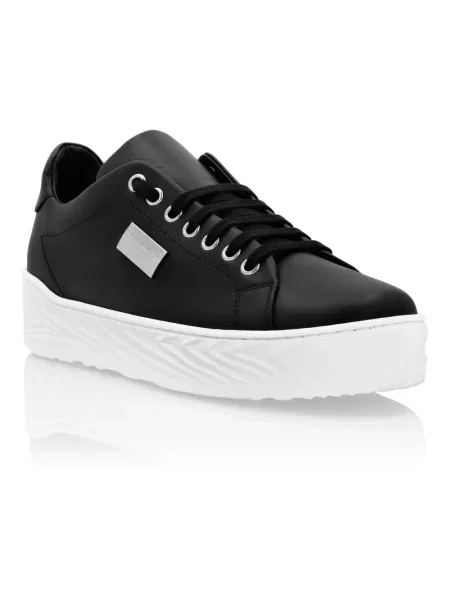 Sneakersy Philipp Plein skórzane czarne