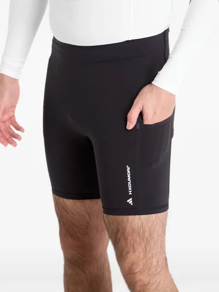 Leopárdmintás póló Adidas fekete