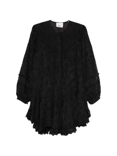 Rochie maxi Isabel Marant lungă de costum negru