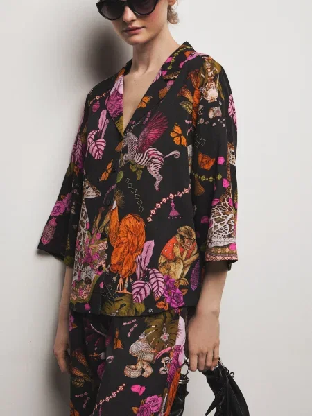 Medicine koszula z lyocellem czarna