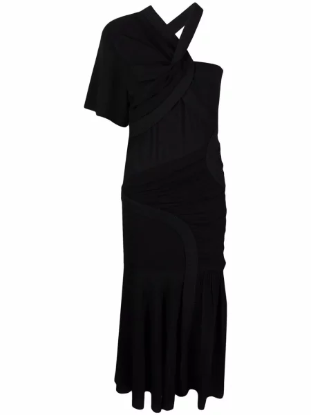 Rochie midi Stella Mccartney până la genunchi de costum negru