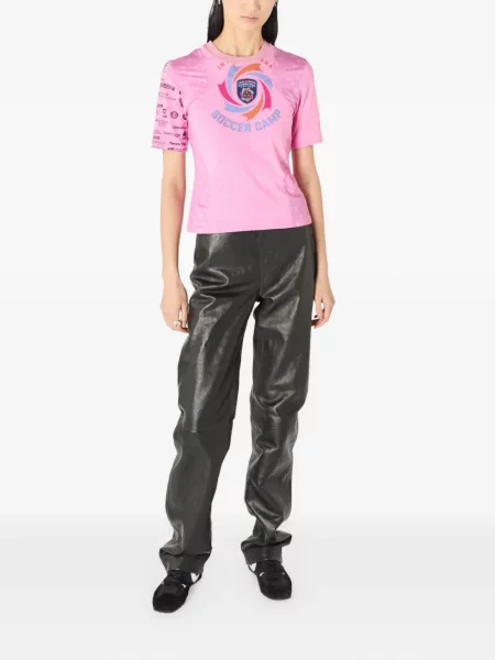 Tricou Marine Serre cu imagine roz