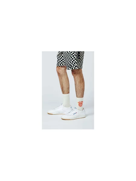 The Dudes Bear Tennis Socks Unisex Skarpetki The Dudes Krem Size: